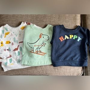 3 long sleeve newborn sweaters